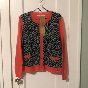 NWT Woolrich Printed Cardigan Size Large